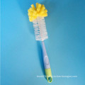 Plastic handle baby bottle brush